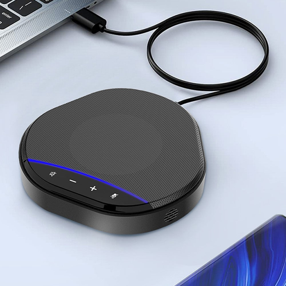 M6 USB-mikrofon för skrivbord med indikator, rundstrålande kondensatorinspelningsmikrofon