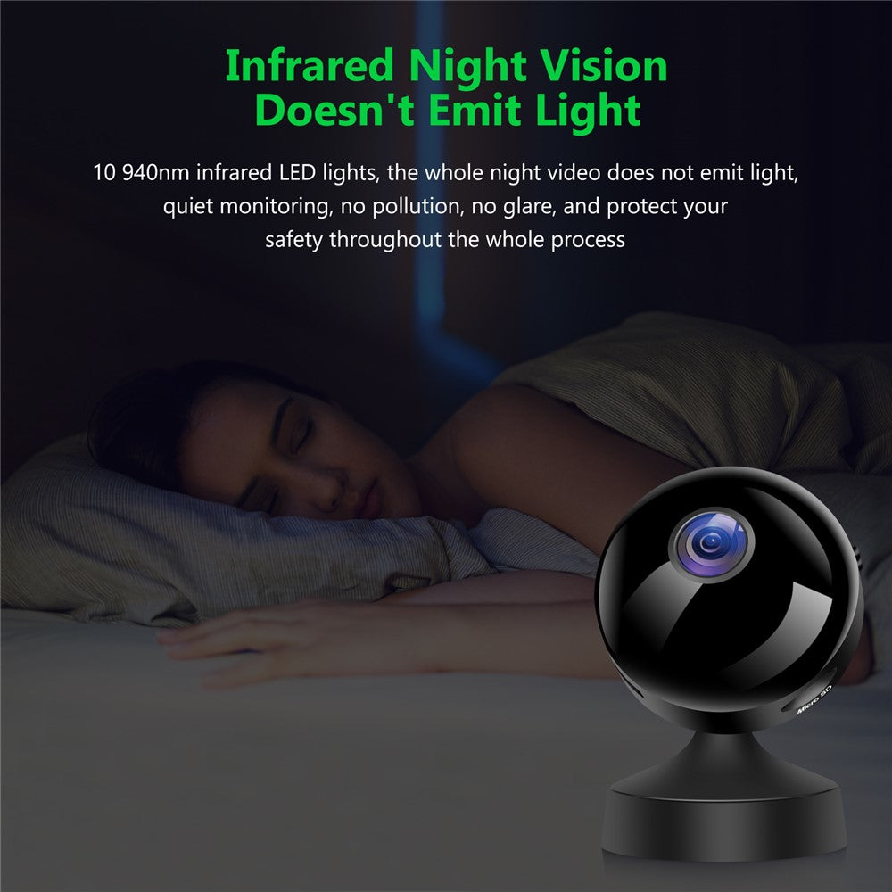 S9 Wireless Infrared Night Vision Camera Home Security Mini Indoor HD WiFi Camera
