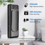 M6 Infrared Night Vision 1080P Full HD Pocket Camera Portable Video Recorder with Back Clip