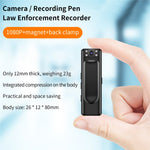 M6 Infrared Night Vision 1080P Full HD Pocket Camera Portable Video Recorder with Back Clip