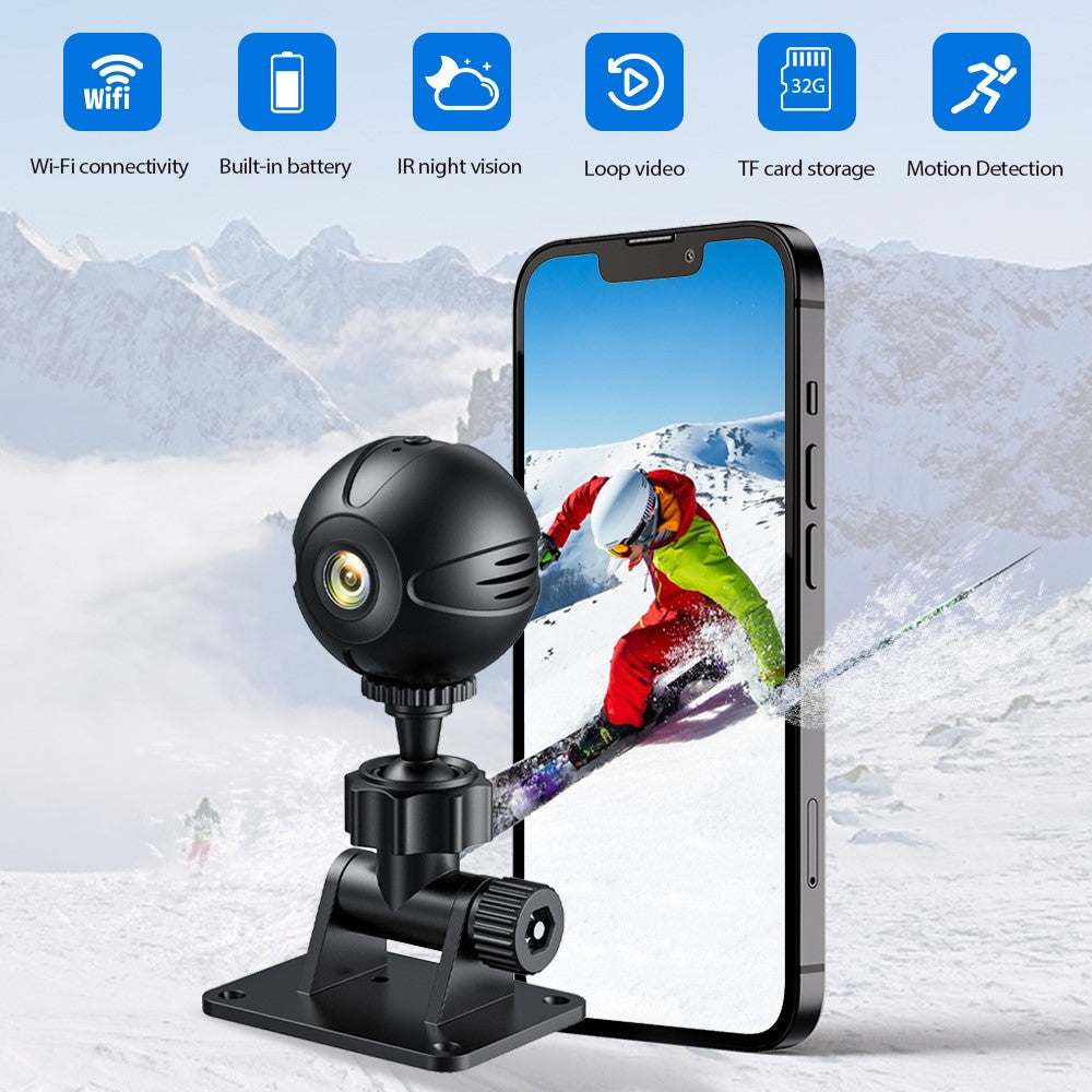 X3 30W Mini DV Wireless Infrared Night Vision Camera Home Security Indoor HD WiFi Camera