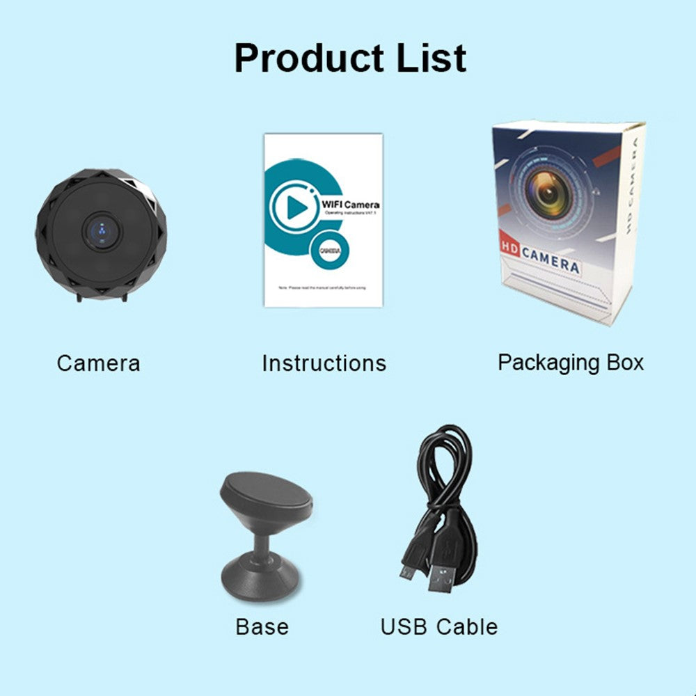 WK16 Home Surveillance WiFi Camera Mobile Phone Remote Monitoring Night Vision Camera
