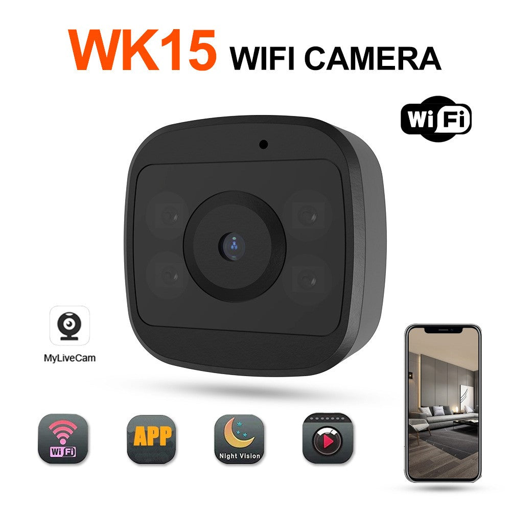 WK15 720P HD Night Vision Loop Recording WiFi Surveillance Camera Supports 128GB TF Card