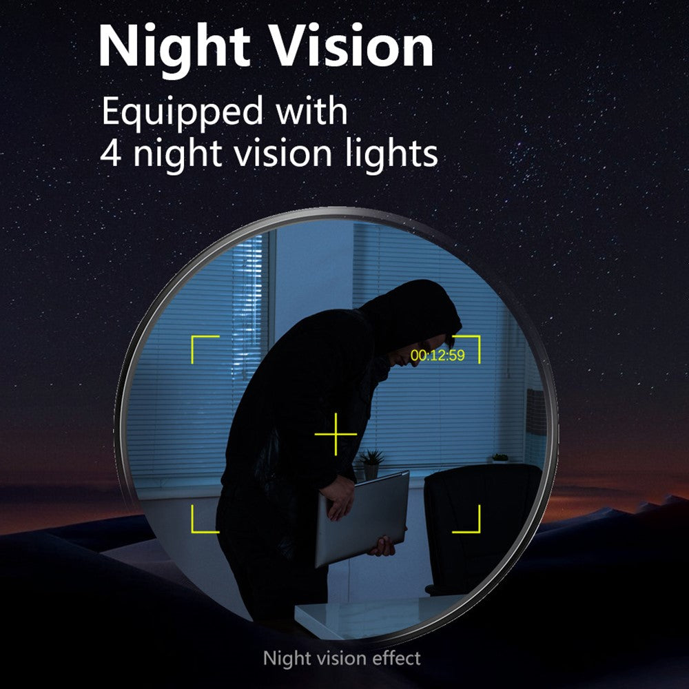 WK15 720P HD Night Vision Loop Recording WiFi Surveillance Camera Supports 128GB TF Card