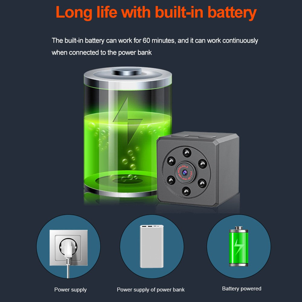 MD18 1080P Wireless Security Camera Motion Detection Night Vision Home Pet Baby Monitor