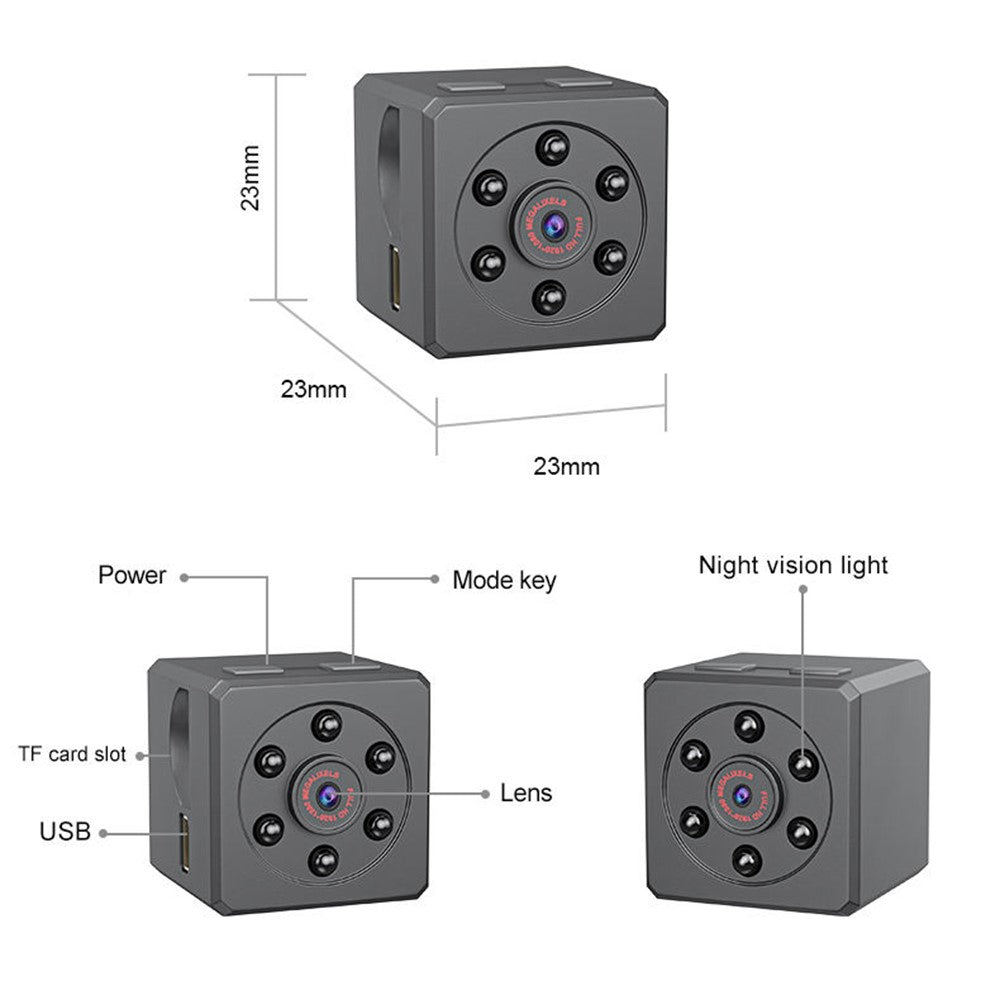 MD18 1080P Wireless Security Camera Motion Detection Night Vision Home Pet Baby Monitor