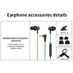 ME515W 3.5mm Wired Earphone Built-In Microphone HiFi Sound Music Gaming Magnetic Headset