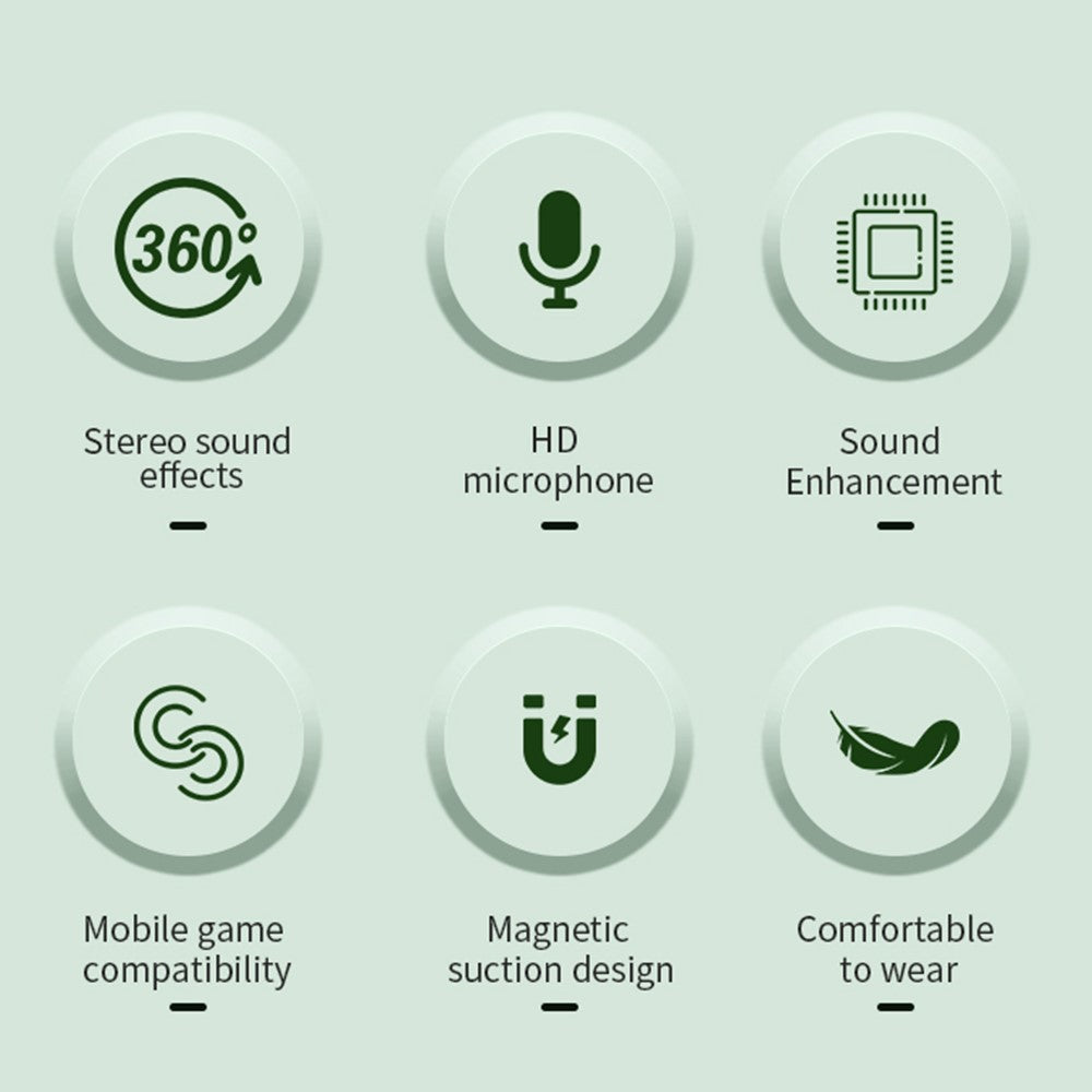 ME515W 3.5mm Wired Earphone Built-In Microphone HiFi Sound Music Gaming Magnetic Headset