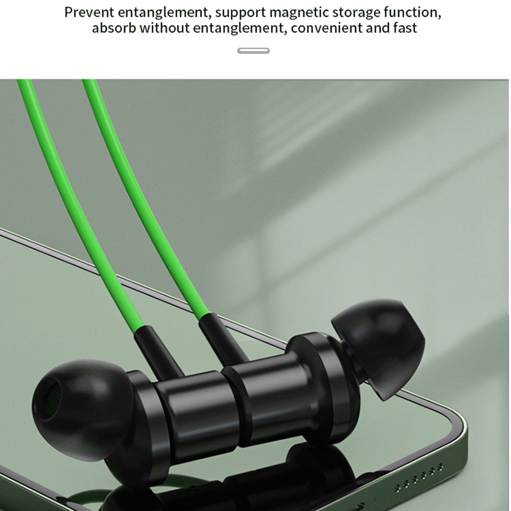 ME515W 3.5mm Wired Earphone Built-In Microphone HiFi Sound Music Gaming Magnetic Headset