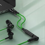 ME515W 3.5mm Wired Earphone Built-In Microphone HiFi Sound Music Gaming Magnetic Headset