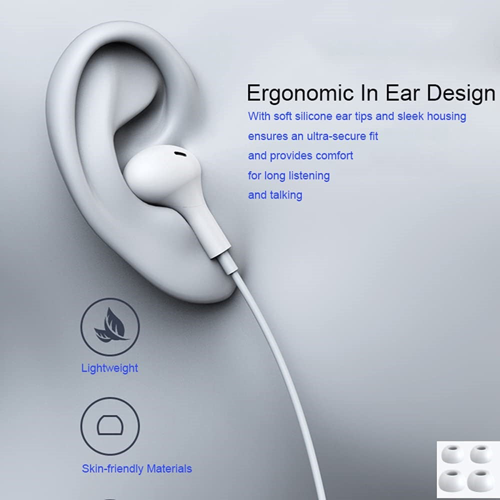 ME538 3.5mm Wired Magnetic Earphone Built-In Mic Wire Control Phone Computer Music Gaming Headset