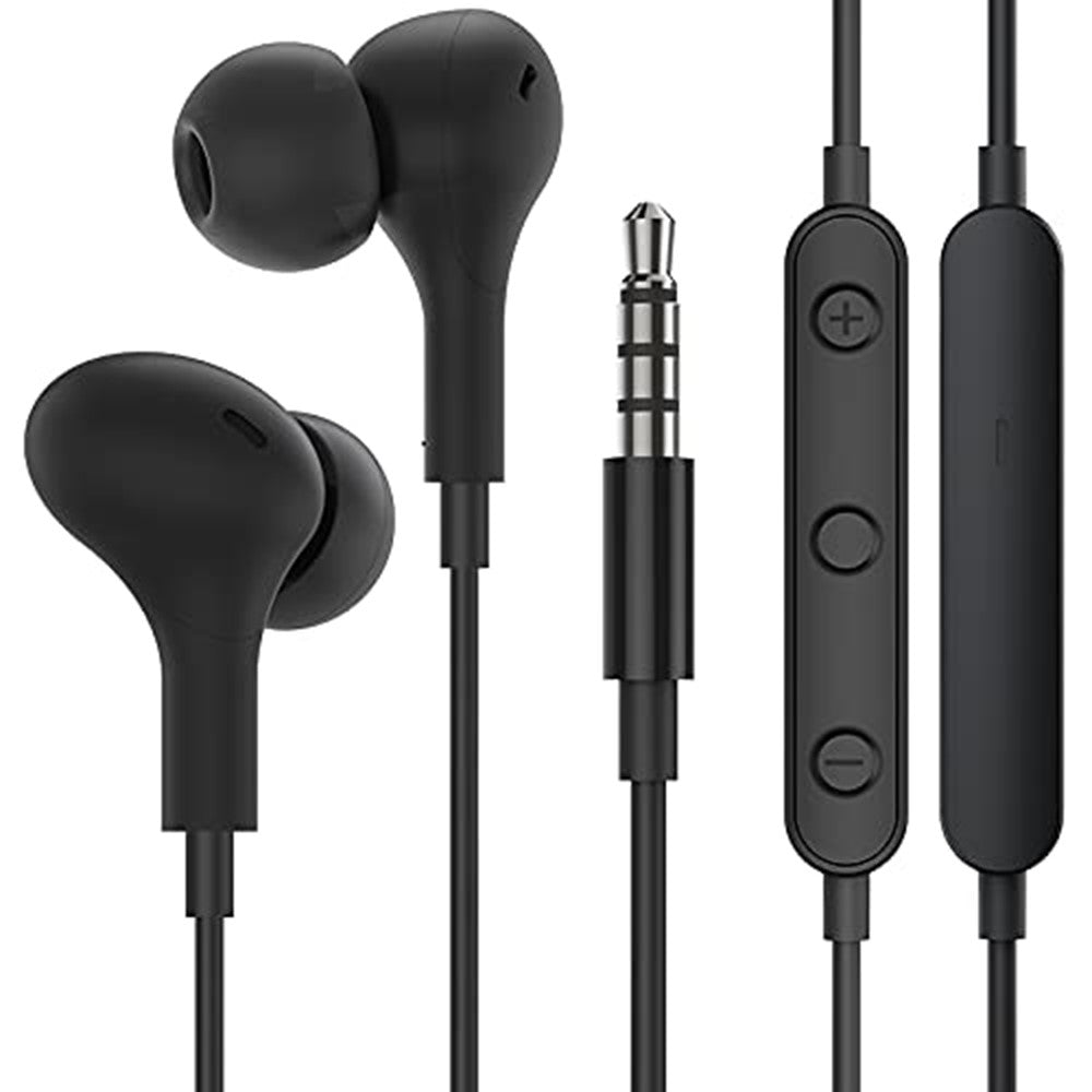 ME538 3.5mm Wired Magnetic Earphone Built-In Mic Wire Control Phone Computer Music Gaming Headset