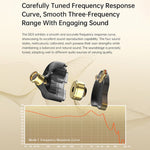 ND DD3 4 Modes Adjustable In-Ear Earphones HiFi Sound Wired Headphones, No Mic / Tuned Version