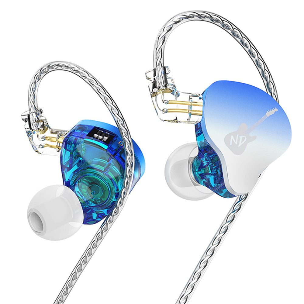 ND DD3 4 Modes Adjustable In-Ear Earphones HiFi Sound Wired Headphones, No Mic / Tuned Version