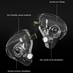 ND Venus Avtagbara Typ-C Trådbundna Hörlurar HiFi-Ljud Industriella In-Ear Hörlurar (Utan Mikrofon)
