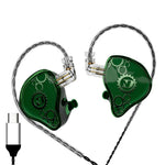 ND Venus Avtagbara Typ-C Trådbundna Hörlurar HiFi-Ljud Industriella In-Ear Hörlurar (Utan Mikrofon)