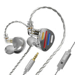 ND X12 Wired Earphones 10mm Dynamic Driver +5BA HiFi In-Ear Headphones with Detachable Cable, with Mic