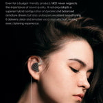 ND Nice HiFi-lyd Hovedtelefoner In Ear 0,75 mm 2-bens interface Kablede høretelefoner