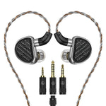 TRN TA4 2BA+2DD Knowles Hybrid In-Ear Earphones HiFi Bass Sound Headphones for Smartphones / PC