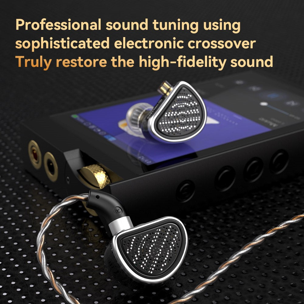 TRN TA4 2BA+2DD Knowles Hybrid In-Ear Earphones HiFi Bass Sound Headphones for Smartphones / PC