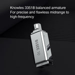 TRN TA1 Detachable 3.5mm Wired In-Ear Earphone MMCX Interface Heavy Bass Headset with Mic