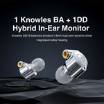 TRN TA1 Aftagelig 3,5 mm kabelbaseret in-ear-høretelefon med MMCX-interface og tung bas, standardversion
