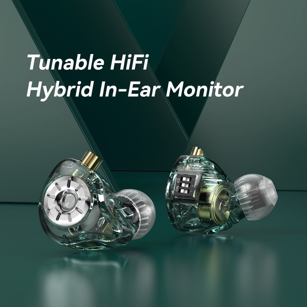 TRN ST1 Pro Detachable 3.5mm Wired In-Ear Earphone HiFi Music Tunable Headset with Mic