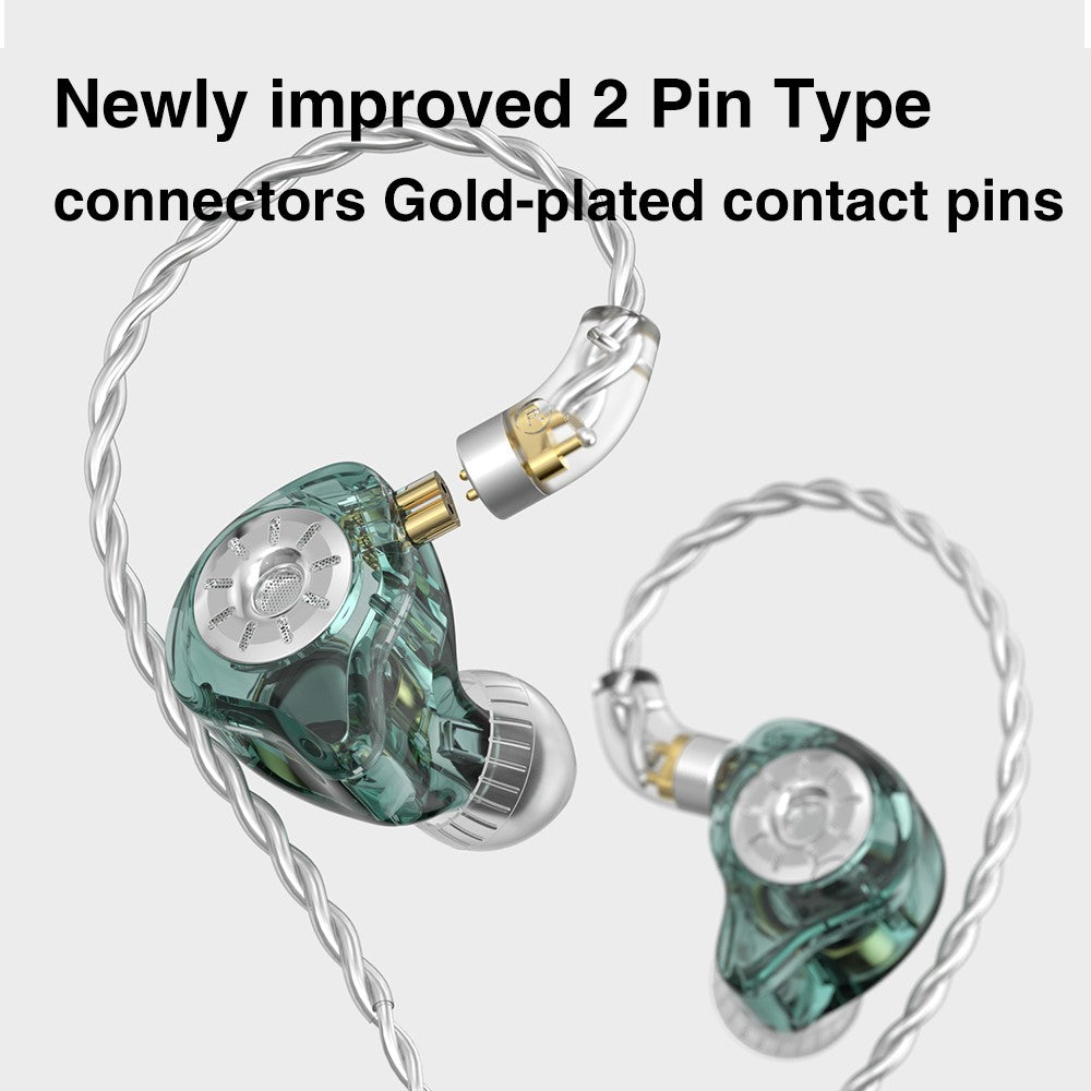 TRN ST1 Pro Detachable 3.5mm Wired In-Ear Earphone HiFi Music Tunable Headset without Mic