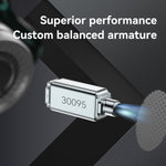 TRN ST1 Pro Detachable 3.5mm Wired In-Ear Earphone HiFi Music Tunable Headset without Mic