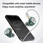 TRN ST1 Pro Detachable 3.5mm Wired In-Ear Earphone HiFi Music Tunable Headset without Mic