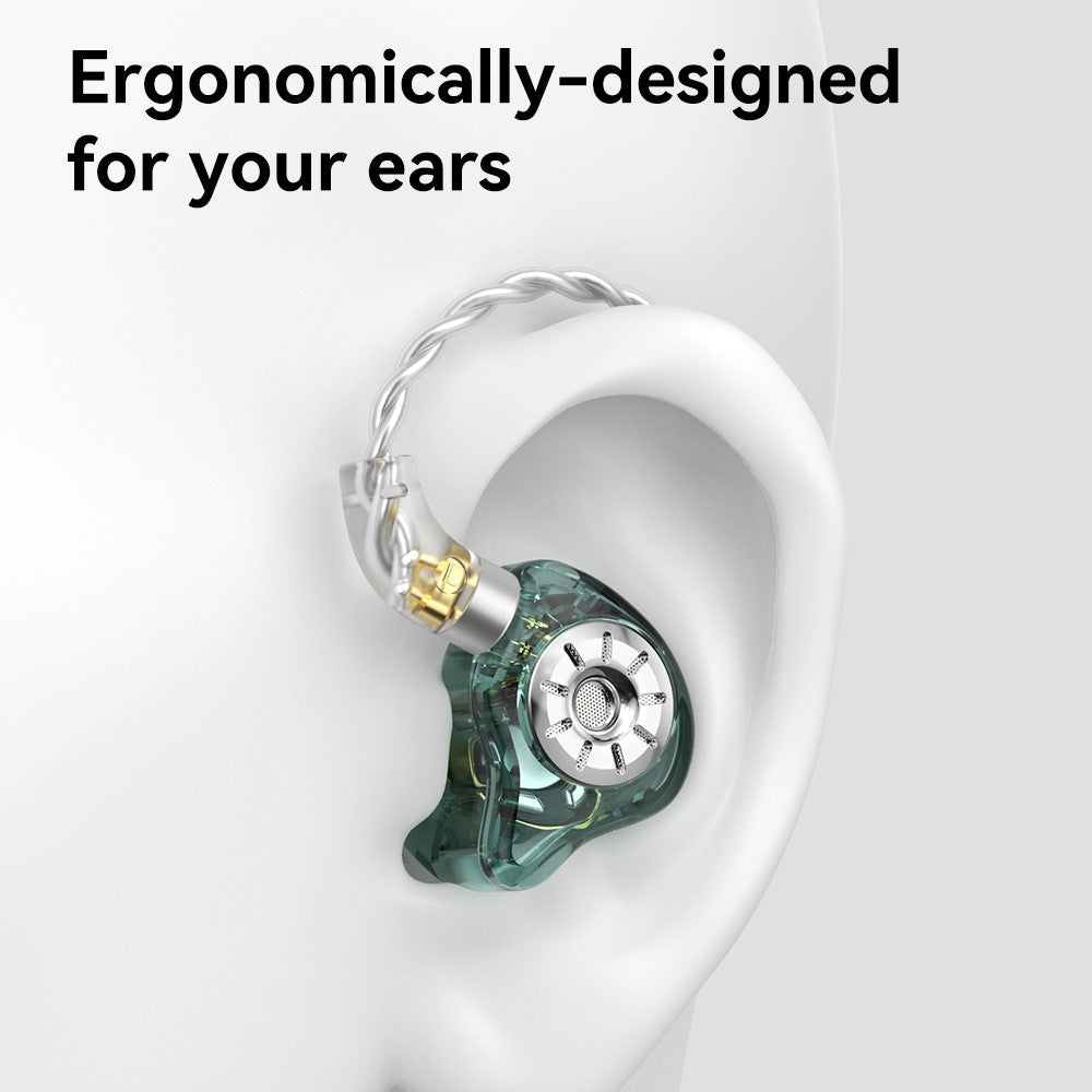 TRN ST1 Pro Detachable 3.5mm Wired In-Ear Earphone HiFi Music Tunable Headset without Mic