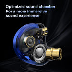 TRN MT4 PRO Detachable 3.5mm Wired In-Ear Earphone Dual Dynamic Driver HiFi Headset, without Mic