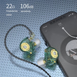 TRN MT1 Pro Detachable 3.5mm Wired In-Ear Earphone Heavy Bass Music Headset without Mic