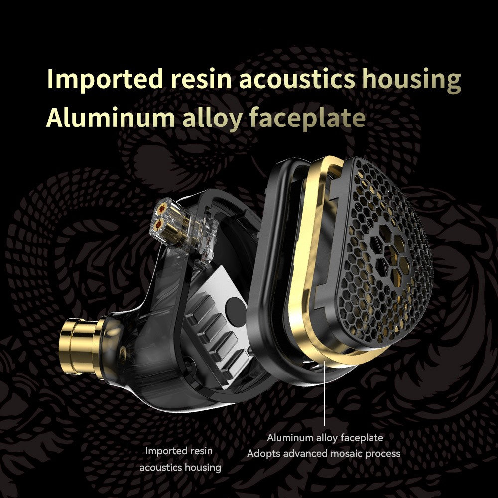 TRN Xuanwu Detachable 3.5mm Wired In-Ear Earphone 10mm Square Planar Driver HiFi Headset with Mic