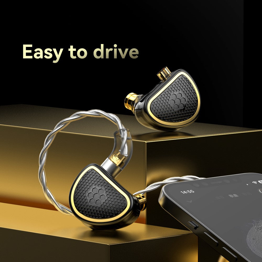 TRN Xuanwu Detachable 3.5mm Wired In-Ear Earphone 10mm Square Planar Driver HiFi Headset with Mic