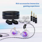 TRN Jellyfish Detachable 2.5+3.5+4.4mm Wired In-Ear Earphone HiFi Music Running Headset without Mic