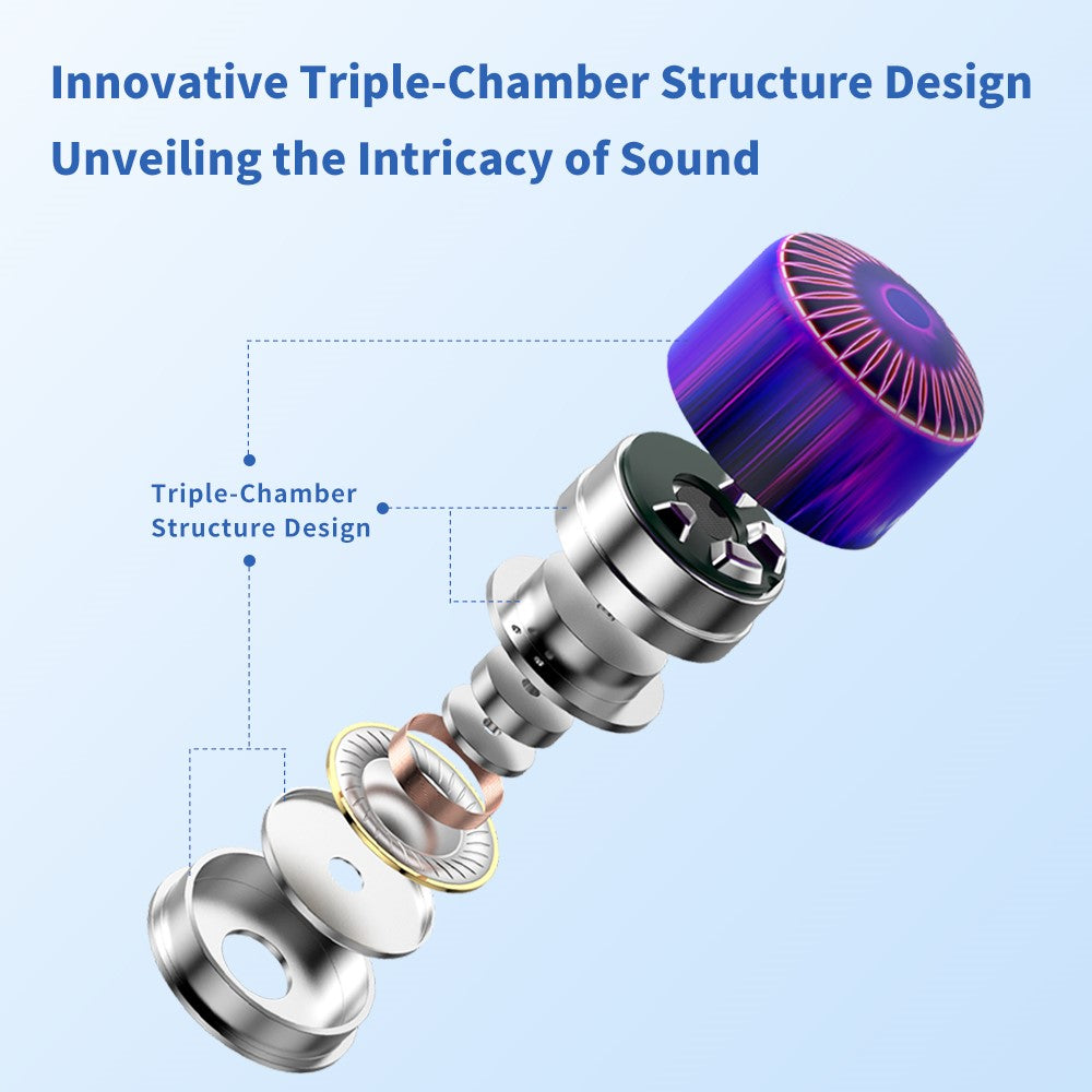 TRN Jellyfish Detachable 2.5+3.5+4.4mm Wired In-Ear Earphone HiFi Music Running Headset without Mic