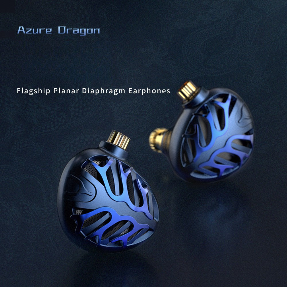 TRN Azure Dragon 2.5+3.5+4.4mm Wired HiFi Earphone 14.6mm Planar Diaphragm Detachable In-Ear Headset