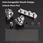 TRN White Tiger 3.5+4.4mm Wired In-Ear Earphone 6mm Planar Diaphragm HiFi Headset (Without Mic)