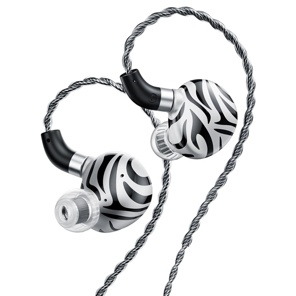 TRN White Tiger 3.5+4.4mm Wired In-Ear Earphone 6mm Planar Diaphragm HiFi Headset (Without Mic)