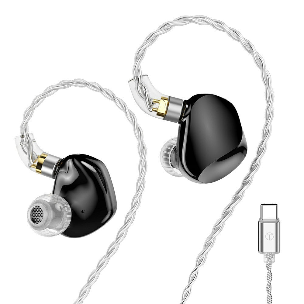 TRN VX Pro+ Type-C Detachable Wired In-Ear Earphone 9-Unit HiFi Music Headset with Mic