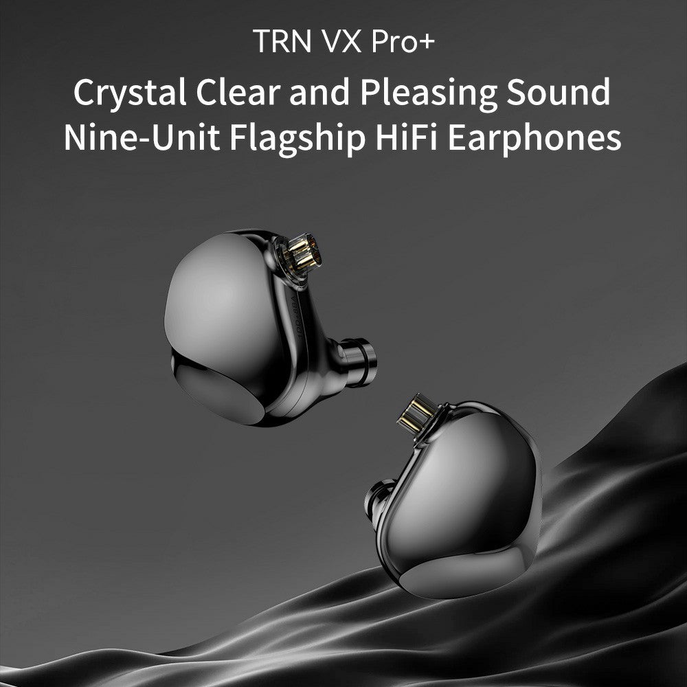 TRN VX Pro+ Type-C Detachable Wired In-Ear Earphone 9-Unit HiFi Music Headset with Mic