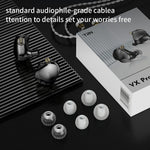 TRN VX Pro+ Type-C Detachable Wired In-Ear Earphone 9-Unit HiFi Music Headset with Mic