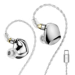 TRN VX Pro+ Type-C Detachable Wired In-Ear Earphone 9-Unit HiFi Music Headset with Mic