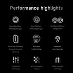 TRN V10 Pro 3.5mm Detachable Wired In-Ear Earphone HiFi Music Gaming Headset with Mic