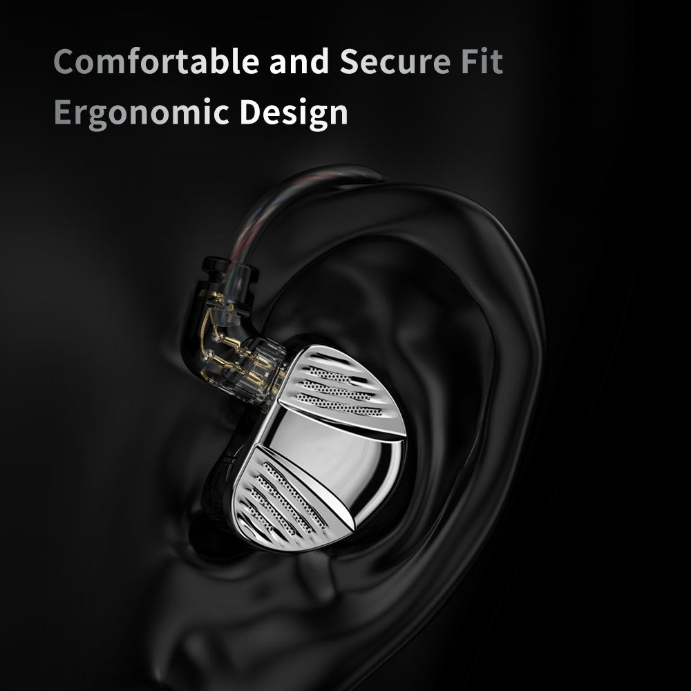 TRN V10 Pro 3.5mm Detachable Wired In-Ear Earphone HiFi Music Gaming Headset with Mic