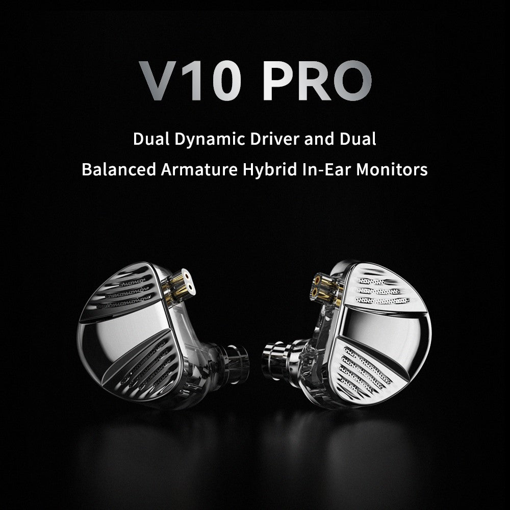 TRN V10 Pro Type-C Detachable Wired In-Ear Earphone HiFi Music Gaming Headset with Mic