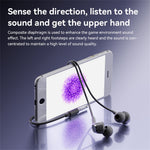 YESIDO YH53 3.5mm Wired Earphone Wire Control Phone Computer Music Gaming In-Ear Headset