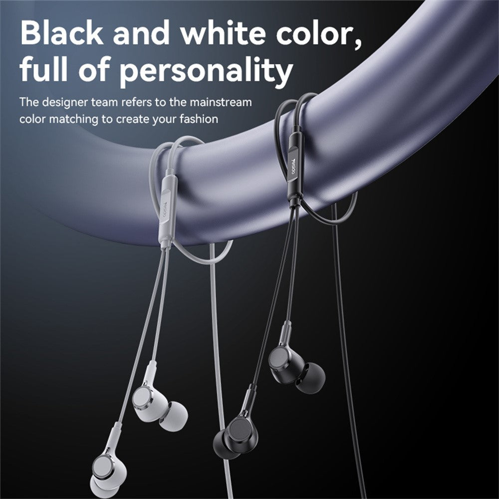 YESIDO YH53 3.5mm Wired Earphone Wire Control Phone Computer Music Gaming In-Ear Headset