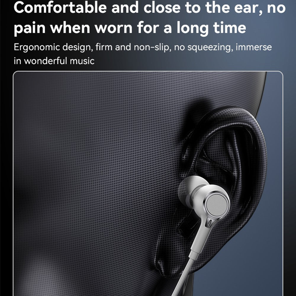 YESIDO YH53 3.5mm Wired Earphone Wire Control Phone Computer Music Gaming In-Ear Headset